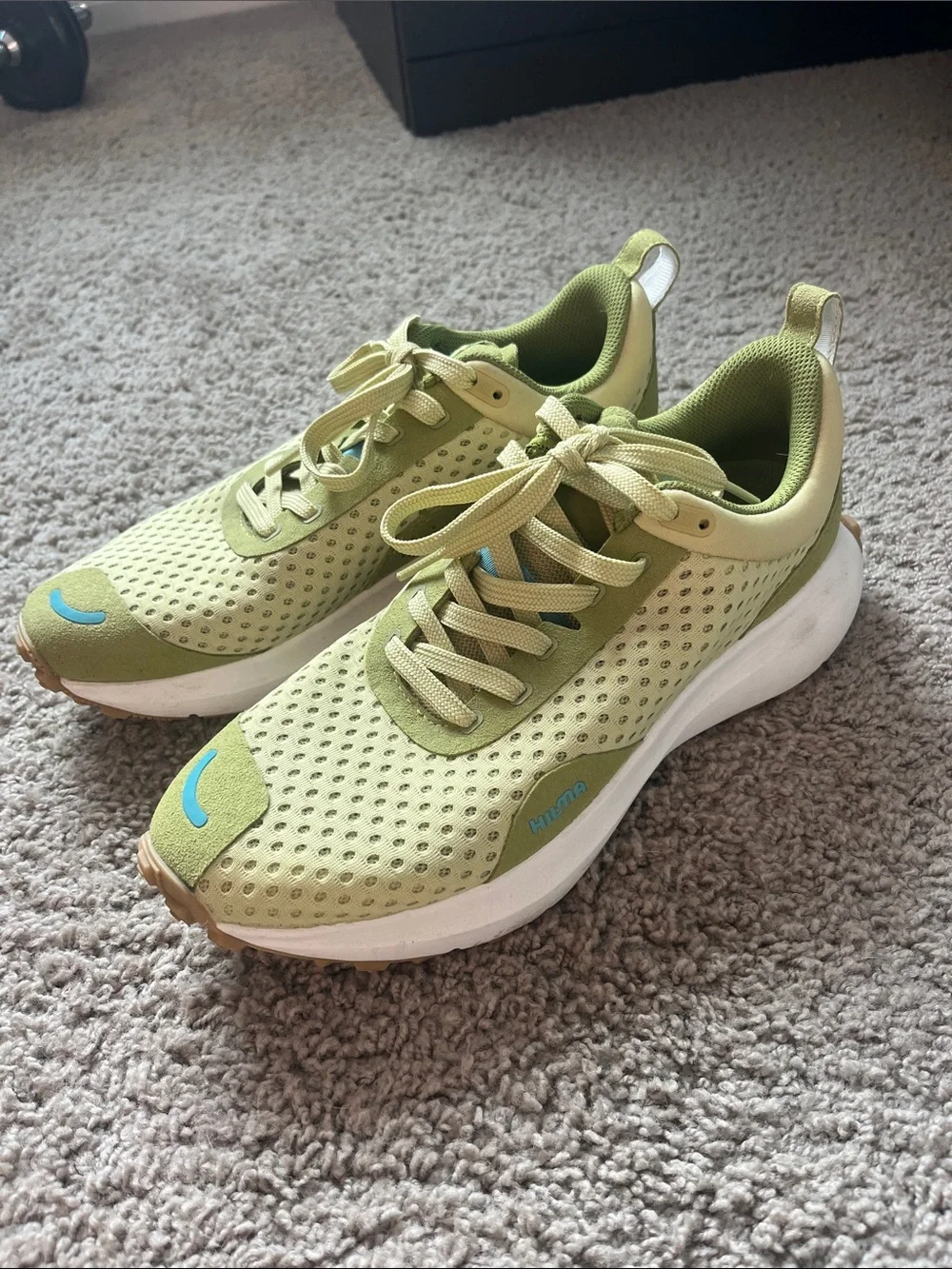 Women's Olive Green Athletic Lace-Up Sneakers